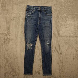 Citizens of Humanity jeans Chrissy high rise skinny women's 30 mild blue